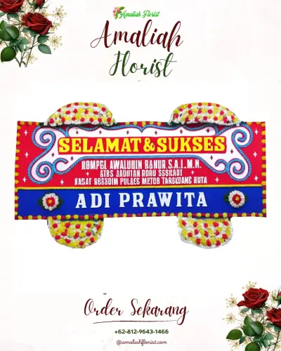 Karangan Bunga Ucapan Selamat di Lembarawa